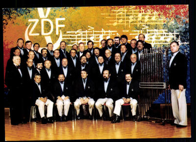 ZDF Chor Autogrammkarte Original Signiert ## BC 47469