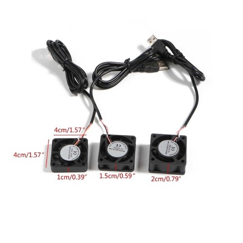 USB Cooling Fan 40mm DC5V CPU Cooler Radiator for PC for Case-Server Heatsink - Picture 8 of 11