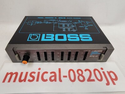 BOSS RPQ-10（パラメトリックEQ、ハーフラックシリーズ） BOSS RPQ-10 Preamp Parametric EQ Micro Rack Guitar Effects