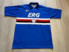 camiseta Sampdoria 1992 asics XL shirt maglia 11 signed match worn