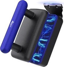 AQQA Magnetic Aquarium Fish Tank Glass Cleaner, Dual-Blades Algae Scraper Glass