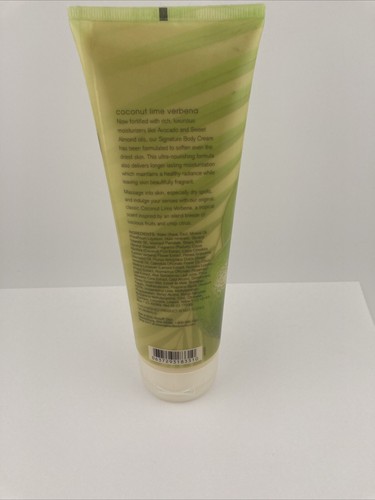 1) Bath & Body Works Coconut Lime Verbena Body Cream DISCONTINUED Lotion - Picture 6 of 12