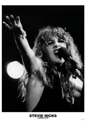Poster FLEETWOOD MAC - Stevie Nicks Shouting London 1978 ca60x85cm NEU 15673