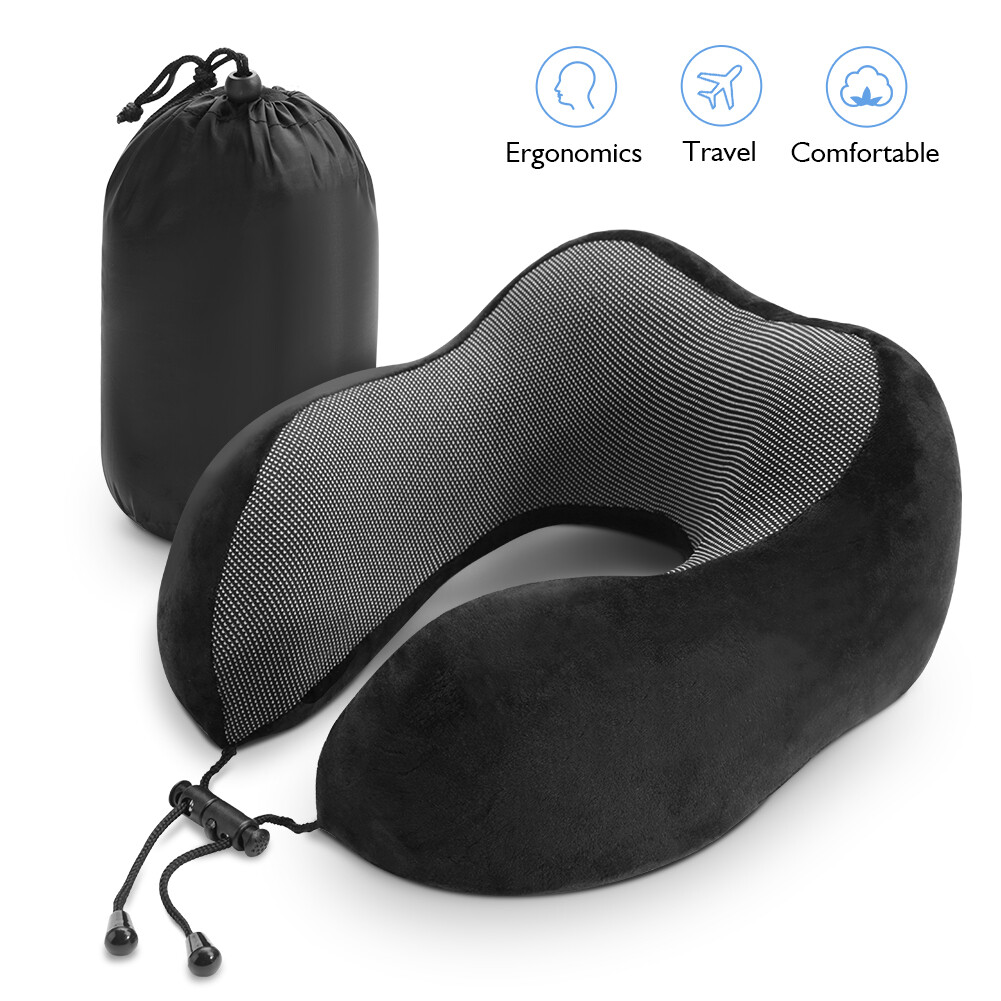 Ymiko Travel Pillow Viscoelastic Pillow With Memory Sponge Supports