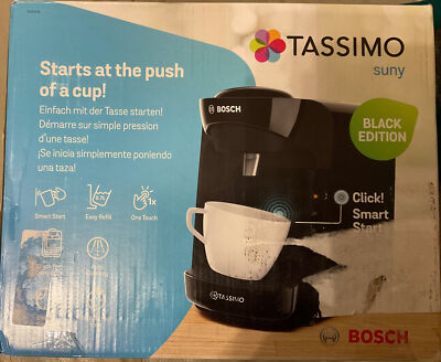 TASSIMO SUNY TAS3102GB Coffee Machine Pod Espresso Cappuccino Maker in  Black 4242005197767 UK