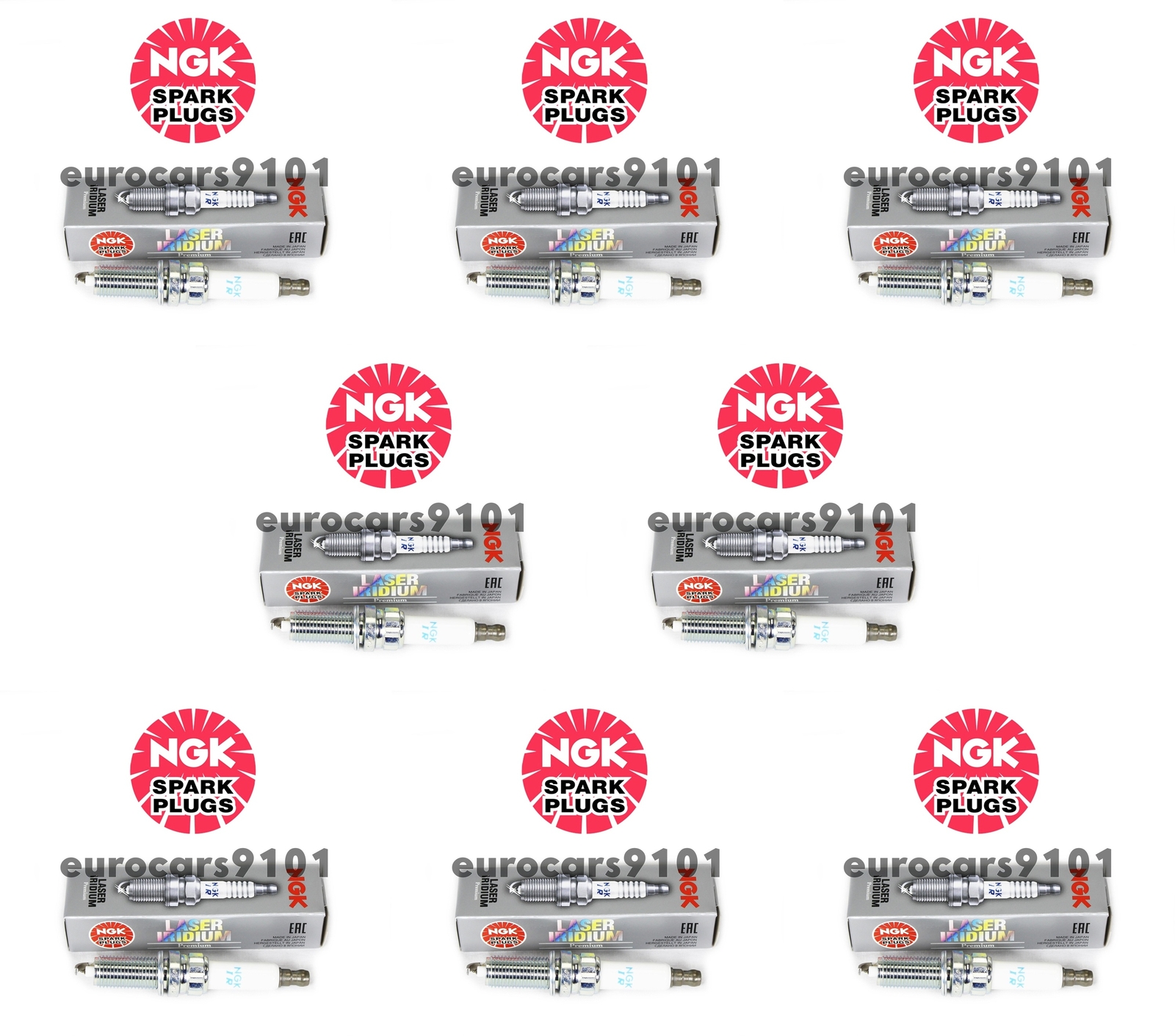 NGK Spark Plugs 95770 12120035531 Set of 8