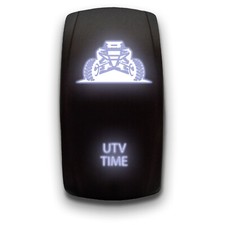  UTV TIME Laser Etched 5-Pin Rocker Switch ON-OFF DPST Toggle Switch 20A 12V