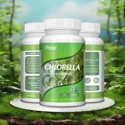 Chlorella 1000mg - Superfood, unterstützt natürliche Entgiftung und