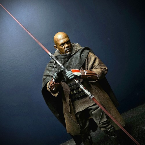 Hot Toys 🔥Star Wars Mace Windu 1/6 Sideshow | Maul Body | TLJ Luke Garb Figure - Picture 2 of 4