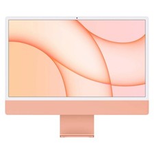 New Apple 24'' iMac with Retina 4.5K display Apple M1 8GB 256GB Orange MGPR3LL/A