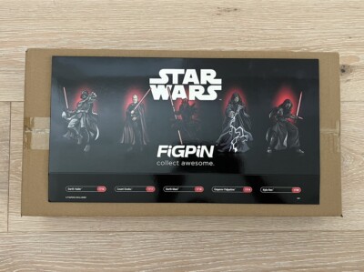 IN HAND - STAR WARS DARK SIDE FIGPIN SET LE500 2024 SDCC EXCLUSIVE