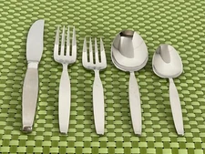 Oneida Community FROSTFIRE Stainless Satin & Glossy Flatware SMART CHOICE A35VG