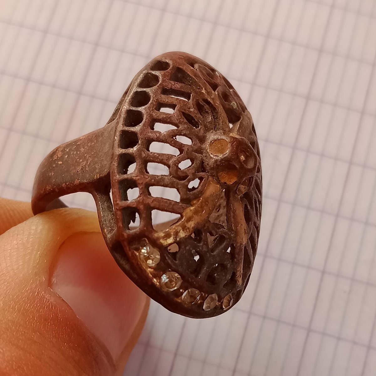 ANCIENT ROMAN TO MEDIEVAL BRONZE RING AUTHENTIC ANCIENT ARTIFACT