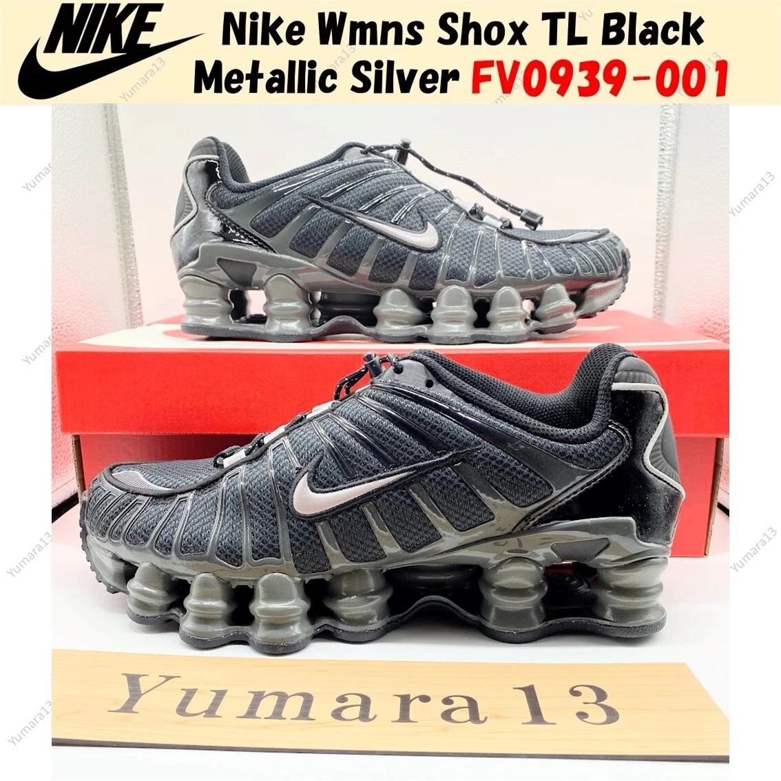 Nike Shox TL Black Iron Grey W for sale | eBay