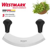 Wiegemesser Zwiebelmesser KräUtermesser Pizzamesser Ca.18 Cm KlingenläNge