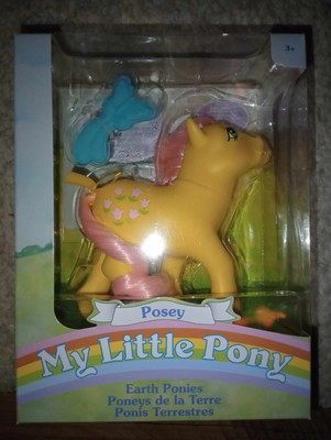 Basic Fun! My Little Pony Earth Ponies Posey Figure 2021 Repro Vintage Style