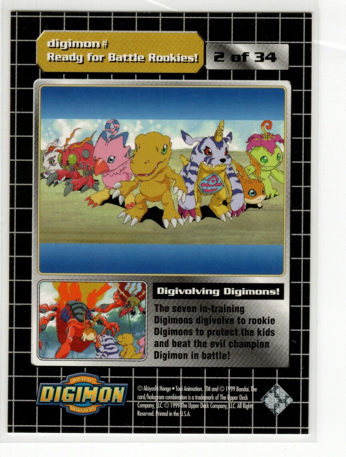 Digimon Japanese Ready For Battle Rookies!! Rookie Digimons