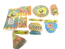 SPONGEBOB SQUAREPANTS PARTY SUPPLIES - TABLECOVER, CUPS, PLATES, ETC - YOU PICK