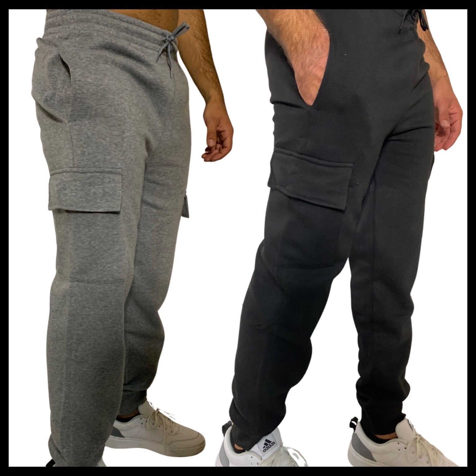 Pantaloni Uomo Casual Elasticizzati Morbidi E Leggeri Con - Foto 4