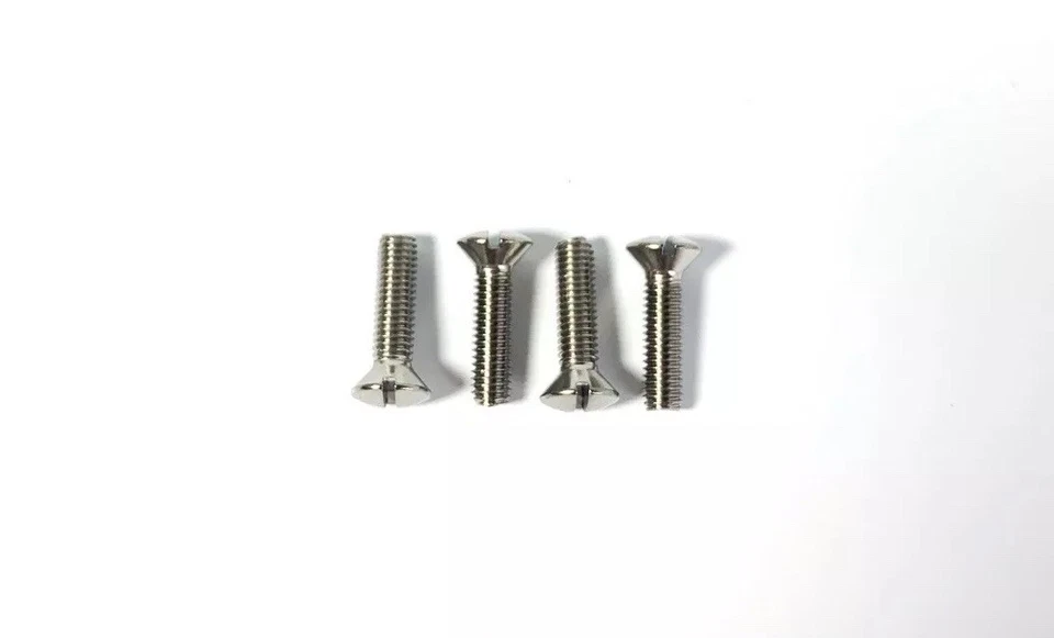 (4) Tornillos de acero inoxidable para manija de puerta exterior para Ford Modelo A 1928-31 Foto 3 de 3