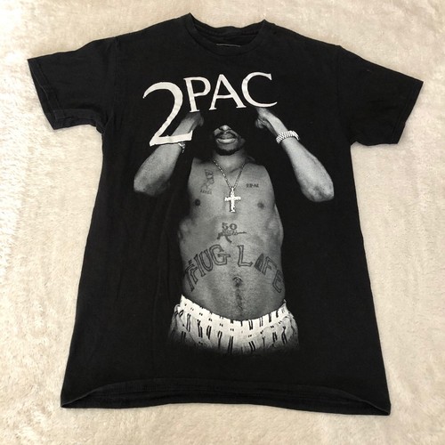 2pac Small Black T-shirt Tupac Shakur 
