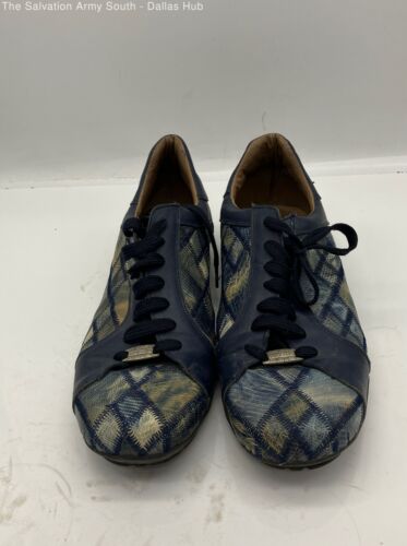 David Eden 'Blue Pattern' Leather Sneakers - Men's Size 11 | eBay
