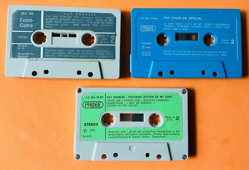 RAY CHARLES Raro LOTTO 3 MUSICASSETTE Italy 1969-70-71 L’INCOMPARABILE, SPECIAL - Picture 5 of 5