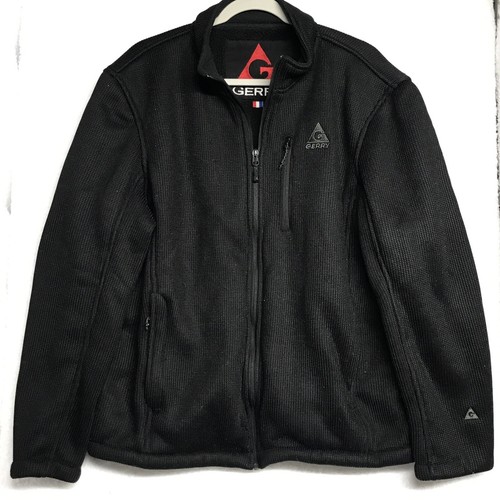 Gerry Full Zip Black Jacket Coat 2XL 