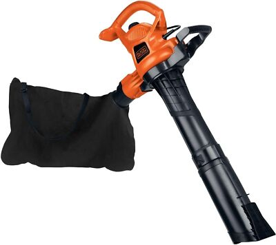 Handheld 3-in-1 Leaf Blower Vacuum & Mulcher Corded Electric for Clearing Grass