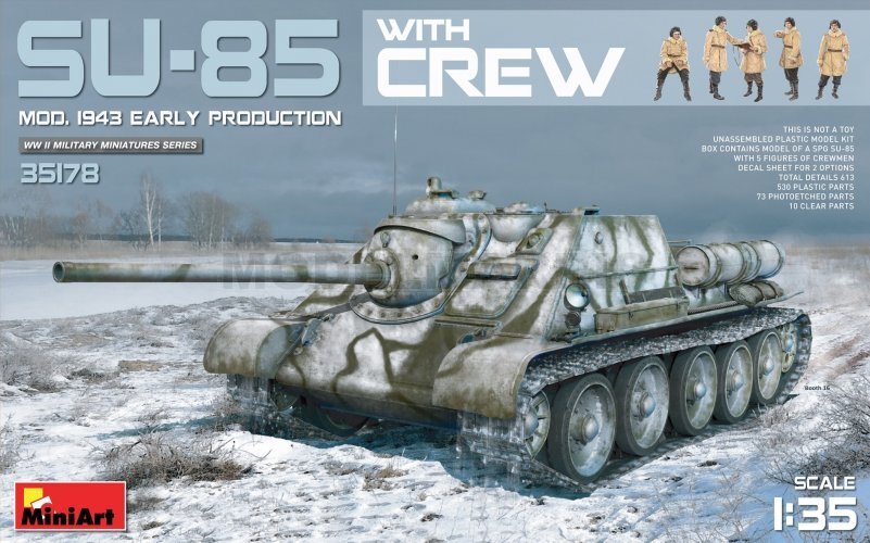Mini Art 35178 1/35 Su-85 Mod. 1943 (Early Production) W