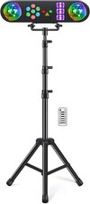 5 in 1 DJ Lights Bar with Tripod Stand RGB W UV Sound Activated Party Effects