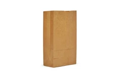 AJM Packaging Natural Kraft Grocery Bag - 500 per case.