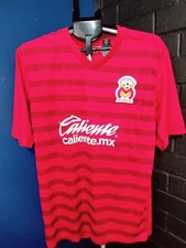 Men's Mexico Atletico Monarcas Morelia Soccer Football Jersey Short Sleeve Large