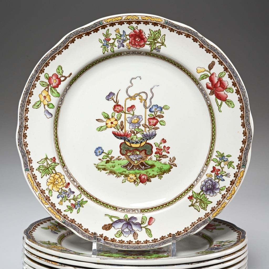 Copeland Spode Old Bow Lunch Plates 9