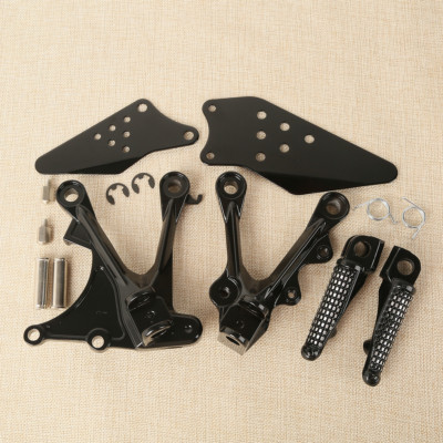 Front Footrests Foot pegs Fit For Kawasaki Ninja ZX6R ZX-6R 05-08