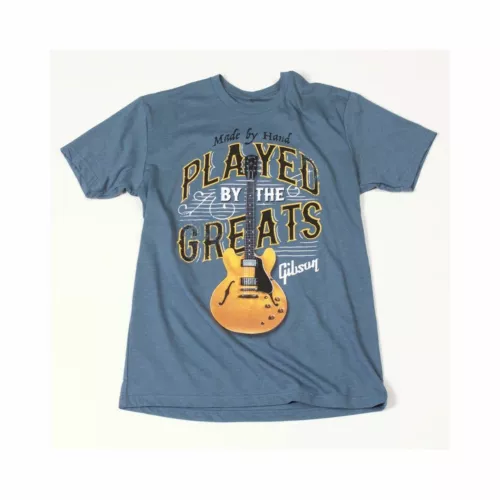 Gibson T-shirt played by the greats indigo XXL