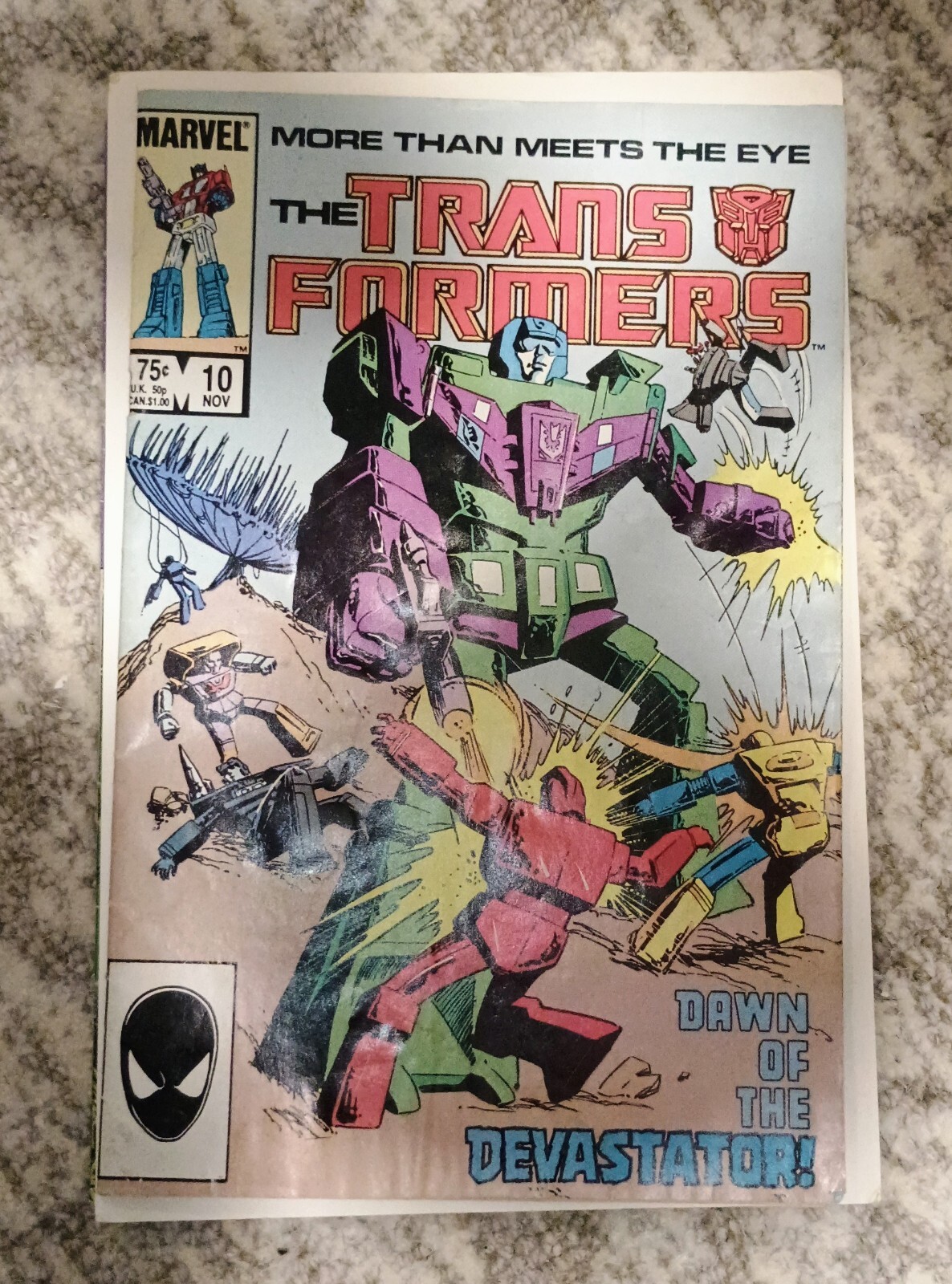 Transformers Comic Book Volume One Number 10, 1985