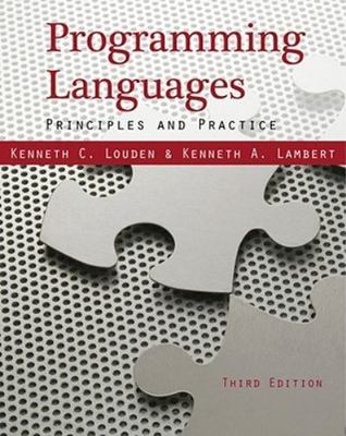 Advanced Topics Ser.: Programming Languages : Principles and Practices by...