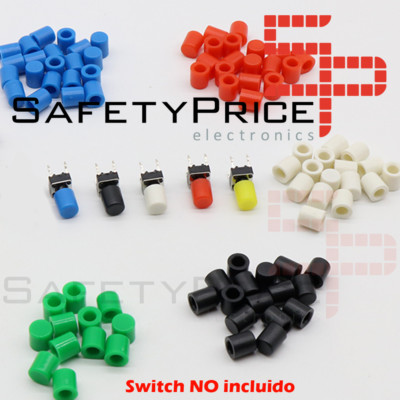 5x Kappe A56 Touch Taster Micro Switch 6*6 IN 5 FARBEN