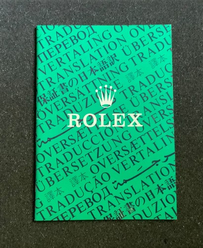Auténtico folleto de traducción de Rolex 1986-1997 elige la fecha para GMT Daytona Sub... - Imagen 24 de 55