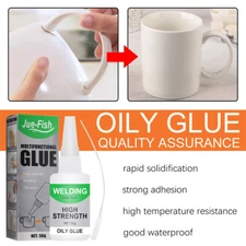 Welding High Strength Oily Mighty Instant Glue for Resin Ceramic Metal Glass 50g