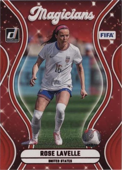 2024-25 Panini Donruss Fifa - Magicians Rose Lavelle #16 Red for sale ...
