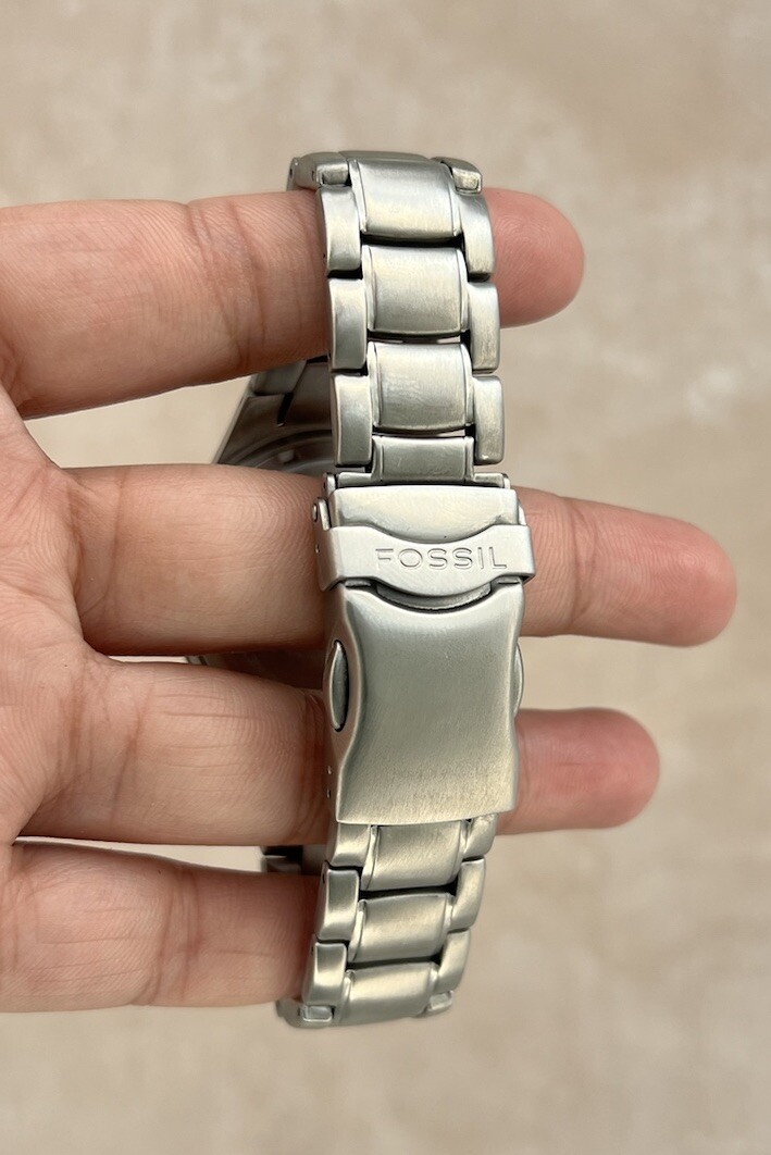 Rare y2k 00s FOSSIL Big Tic JR-8096 Blue Quartz Animated Rare y2k 00s FOSSIL Big Tic JR-8096 Blue Quartz Animated