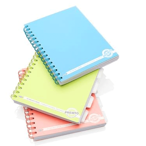 A4/A5 Project Book Wiro Refill Pad with Subject Dividers Ruled Punched Pages 250 - Picture 14 of 21