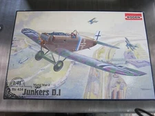 Roden Models 1/48 JUNKERS D.I German WWI First All Metal Fighter New