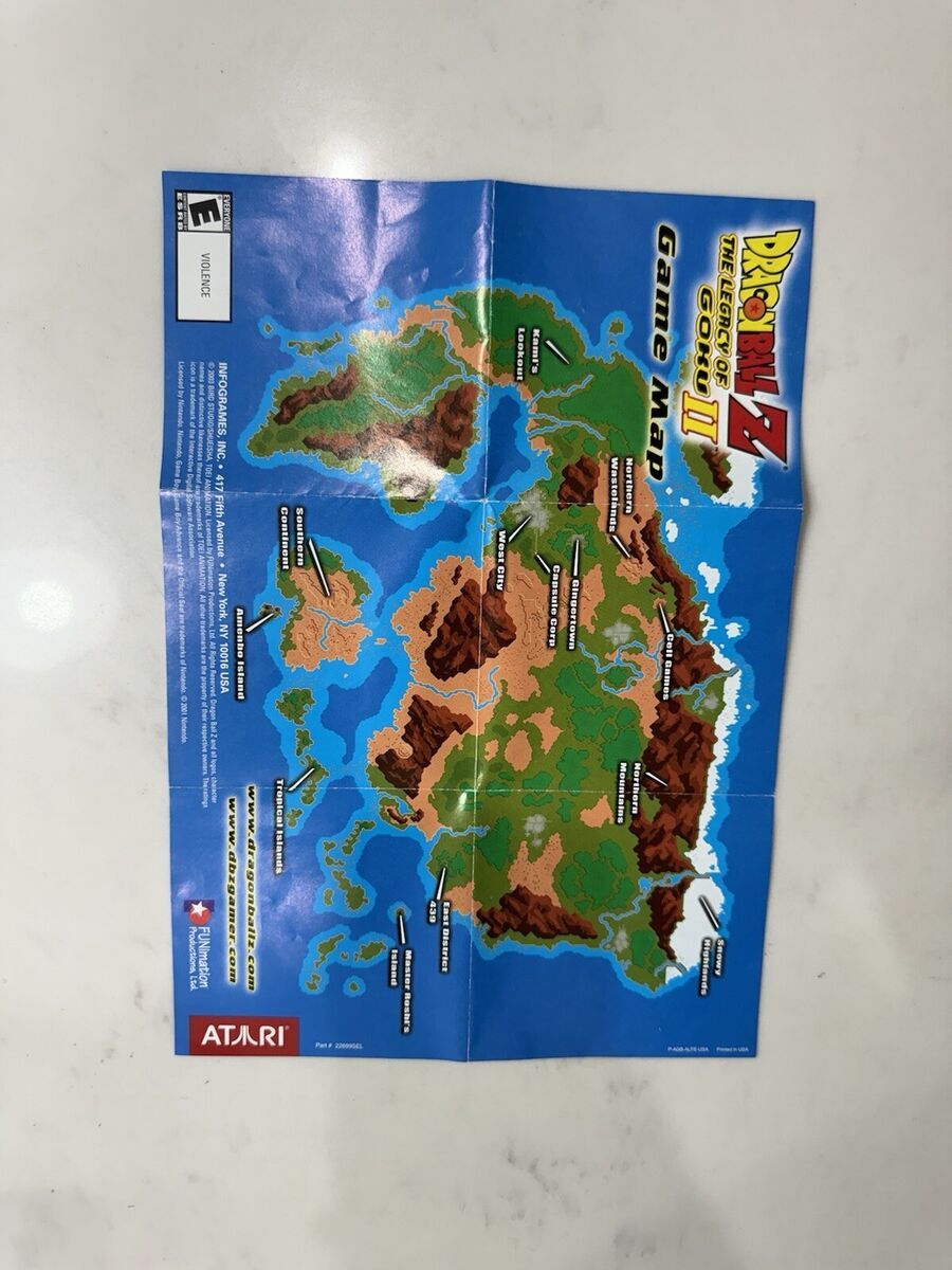 Dragon Ball Z Legacy of Goku II W/ Poster (GameBoy Advance Dragon Ball Z Legacy of Goku II W/ Poster (GameBoy Advance
