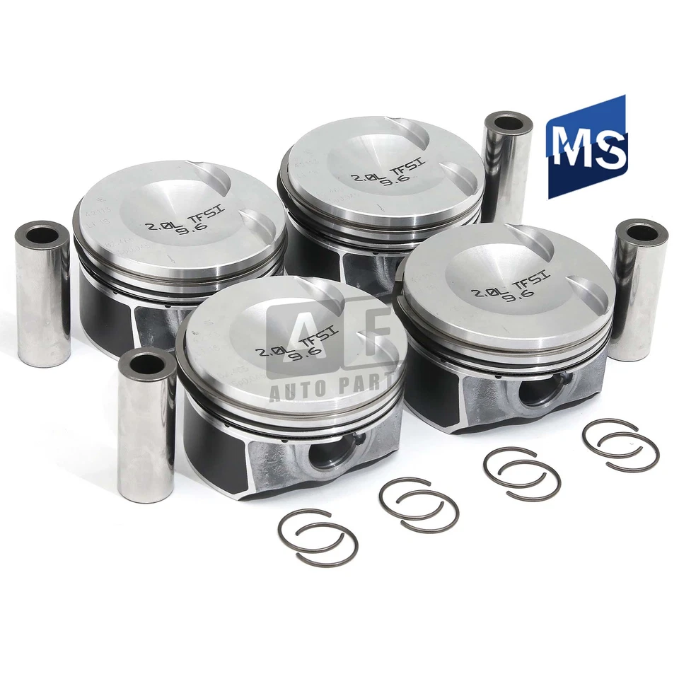 4x Kolbenringe Set Oversize 83.01+0.5mm Stifte Φ 21mm für 2.0T Audi A4 A5 VW GTI - Bild 2 von 4