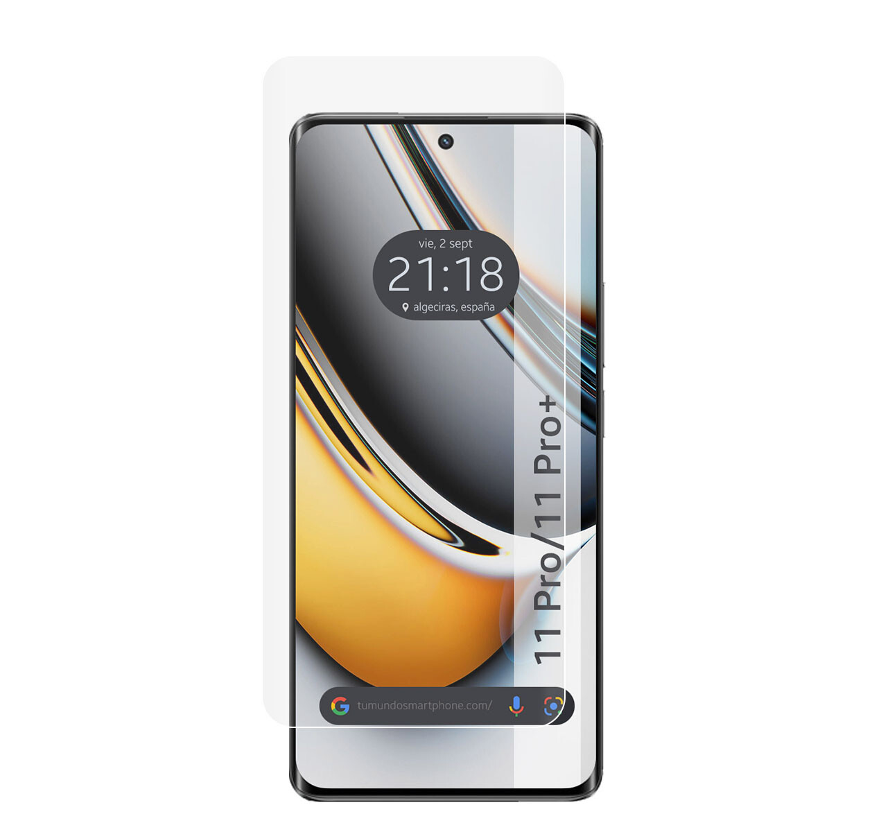 Proteggi Vetro Temperato Completo Curvo UV Full Glue per Realme 11 Pro/11 P