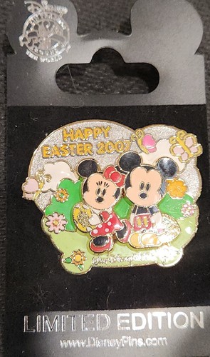 Disney Pin Mickey Minnie Easter Egg Hunt Collection 2007 LE 1500 53810 - Picture 2 of 7