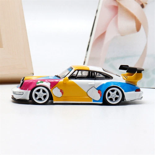 Decode 1/64 Porsche RWB 964 Diecast Modellauto Sammlung  - Bild 3 von 5